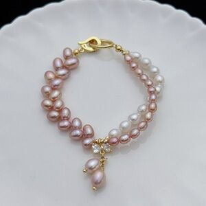 26B5 Handmade Freshwater Pearl Bracelet